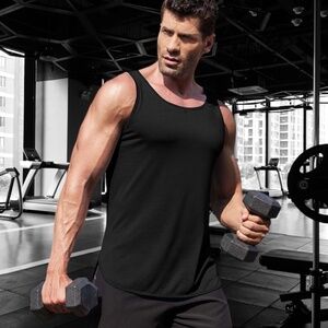 Men's Quick Dry Workout Stringer Tank Top